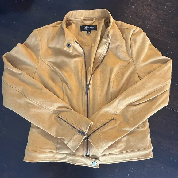 Mustard Yellow Moto Jacket - Picture 6 of 6